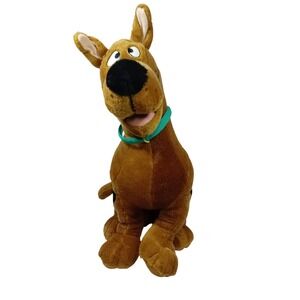 Vintage 1998 Scooby Doo Cartoon Network Sitting Plushie Stuffed Animal 20" READ